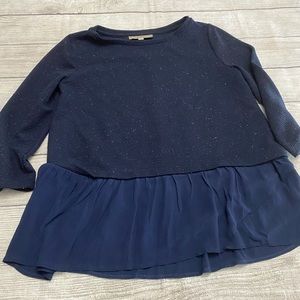 Ann Taylor LOFT Women's blue Sweater medium